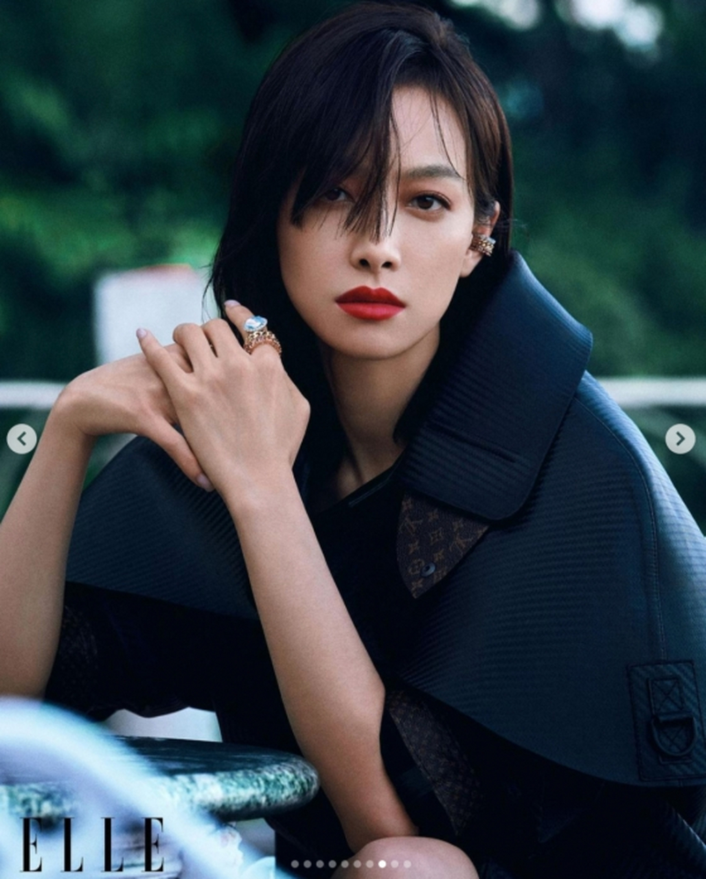 宋茜最新画报获韩网称赞,还被指撞脸《顶楼》"千瑞珍".