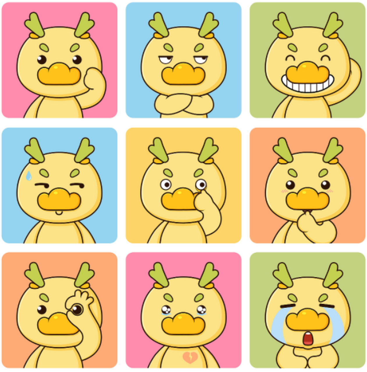 数龙家族-卧龙先生搞怪九连拍