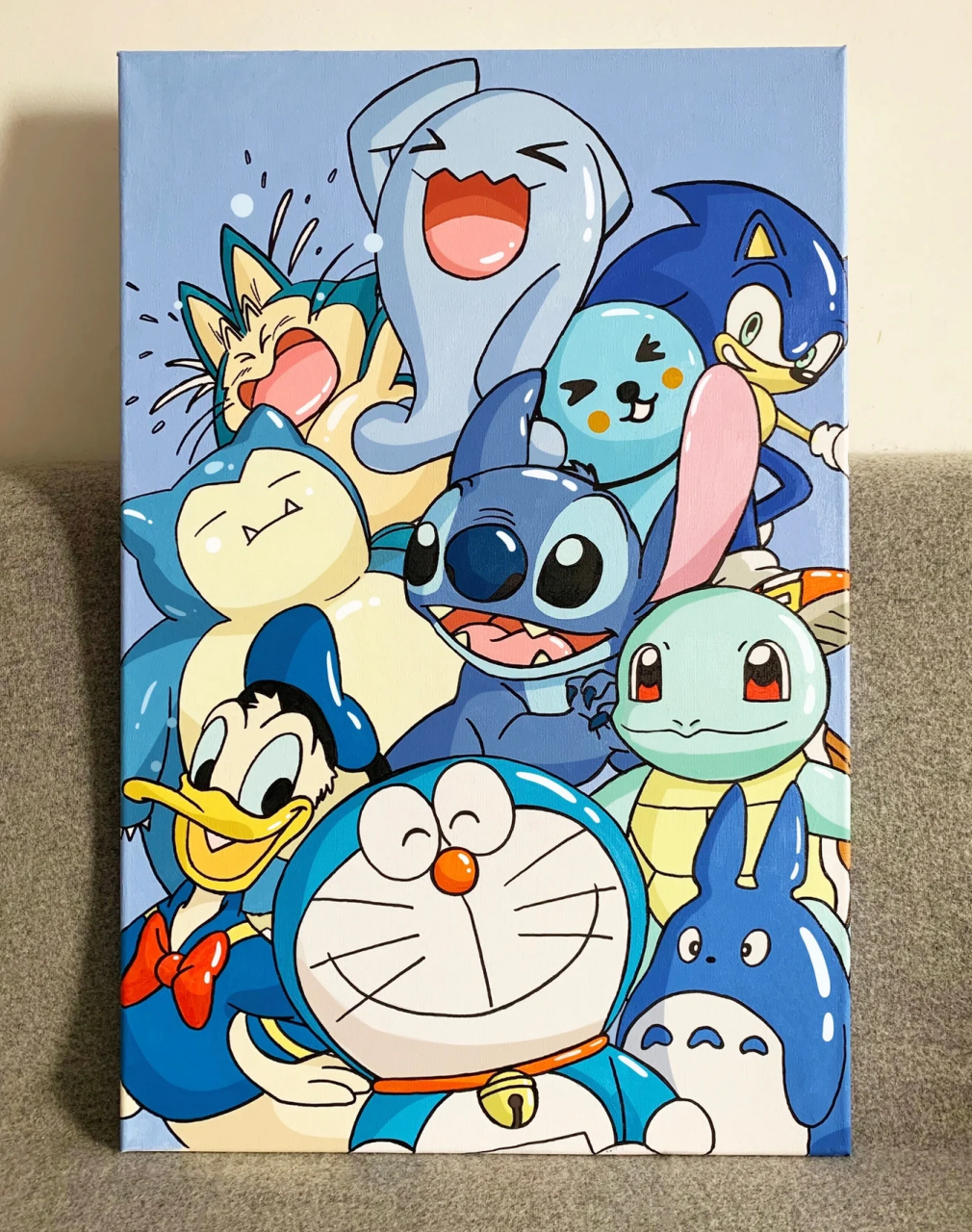 丙烯画|动漫同色系合集|潮流艺术|装饰画