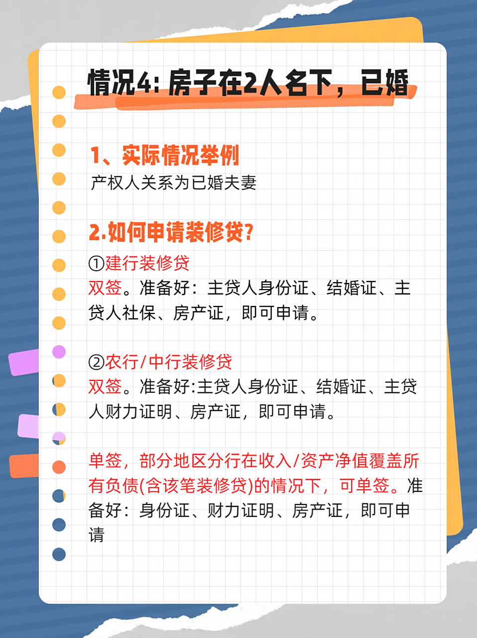 房子在夫妻名下,可以一个人办理装修贷吗?