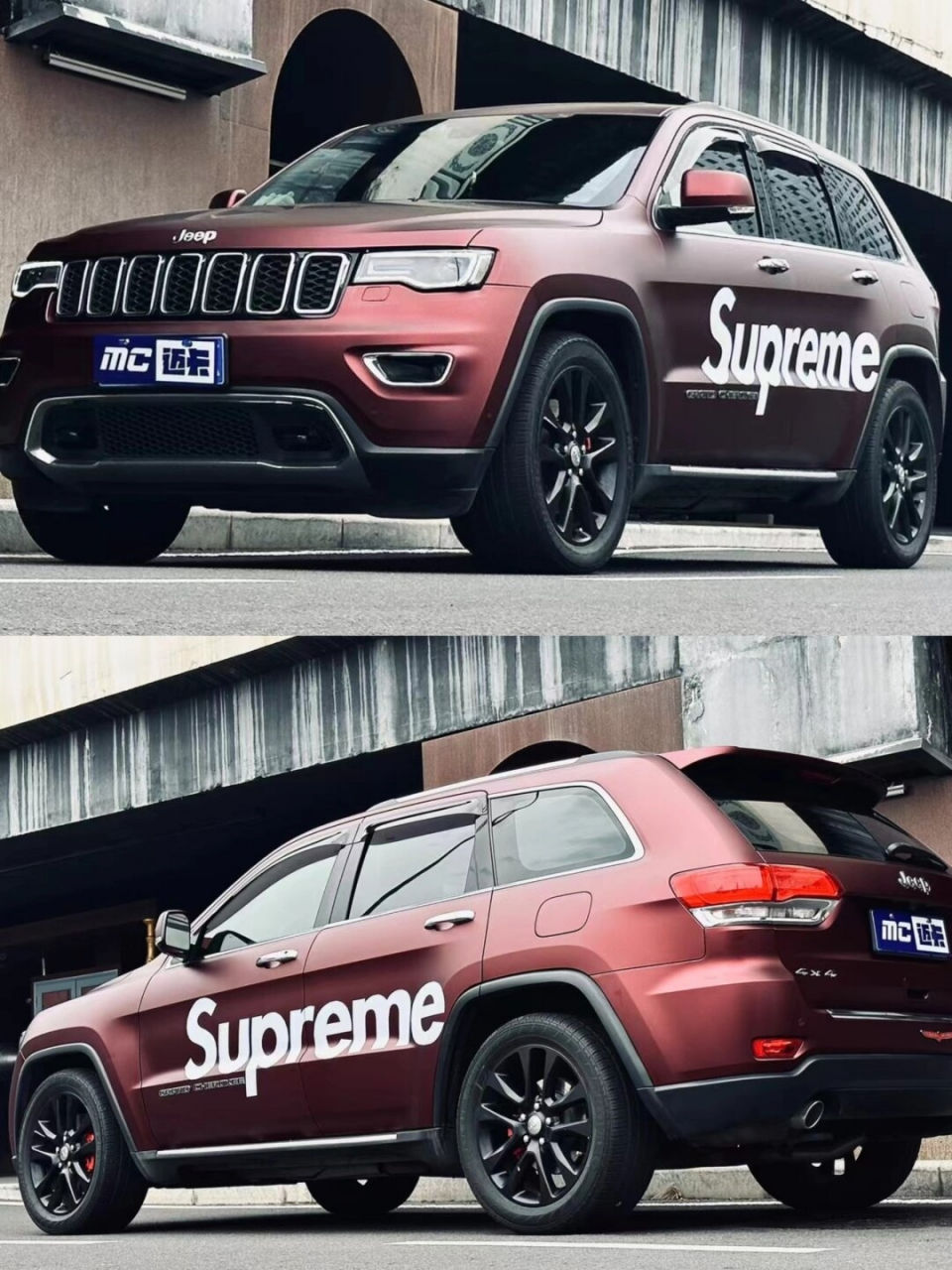 大切诺基改色罗曼尼红  大切诺基作为一款备受赞誉的豪华suv,凭借其