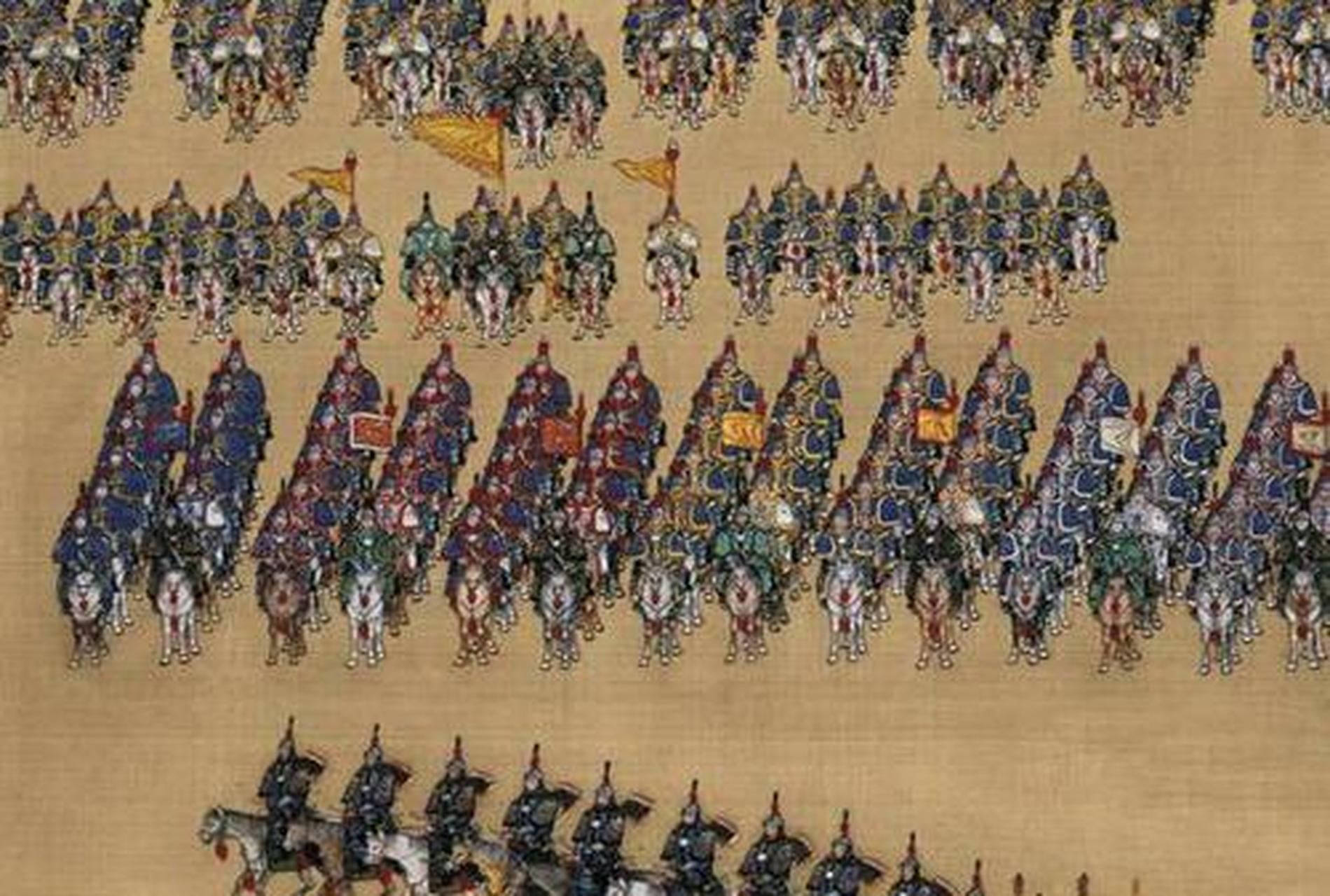 八旗士兵战斗力其实也就那样,看起来厉害,因为全靠同行衬托