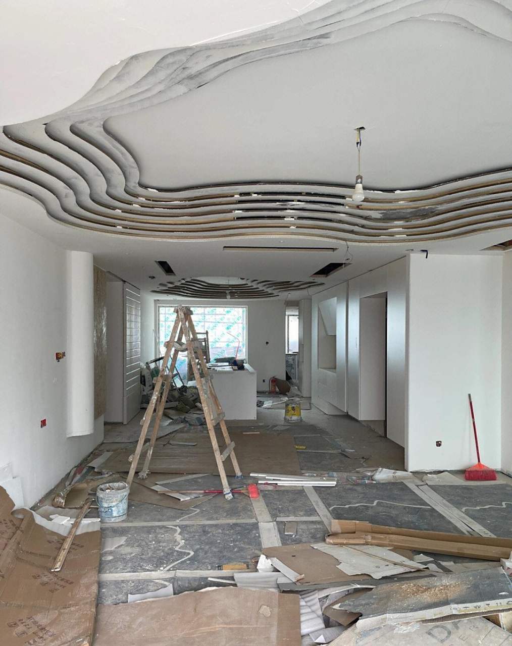废完木工,废腻子工的叠级吊顶更新啦 叠级吊顶来自现场的变化 腻子工