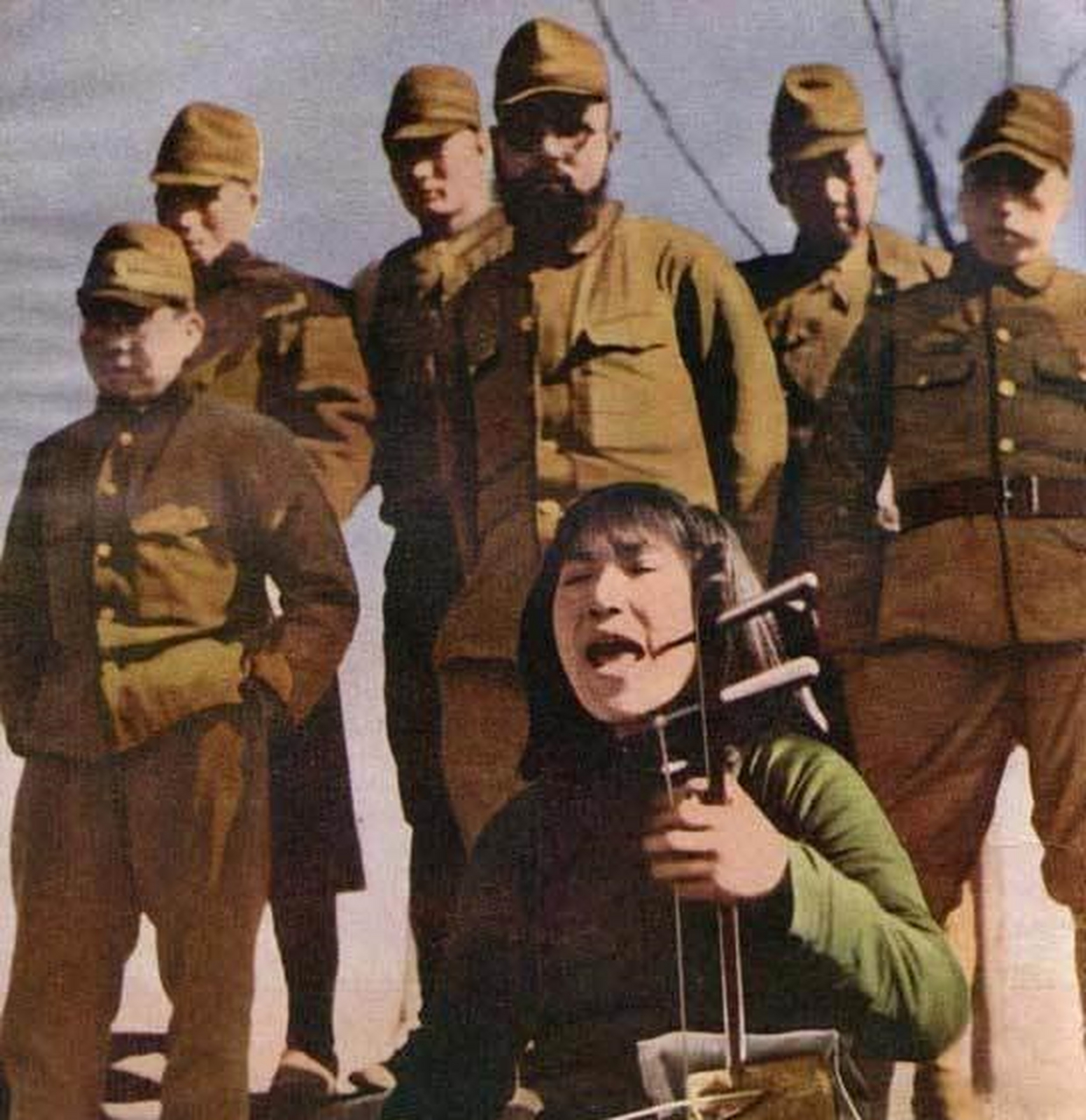 日本人拍摄的稀有彩照:抗战时期的日军特战部队,极为罕见!