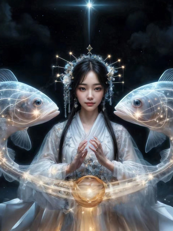 属于双鱼座的中式绘画大赏[爱你]  温柔细腻的双鱼座,古装形象真的