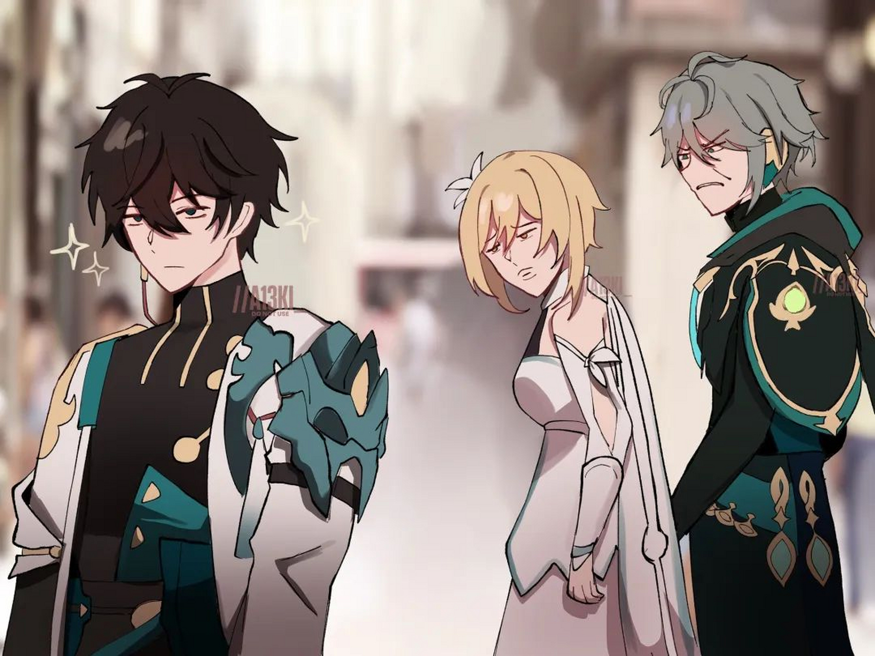 嫉妒到扭曲的艾尔海森!by: @a13ki2  |    from: twitter