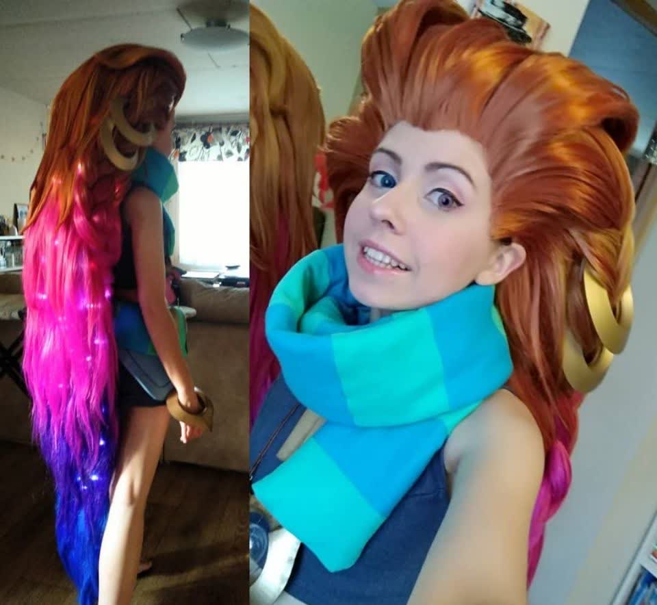 二元#应该有很多喜欢英雄联盟的玩家都喜欢佐伊这个英雄