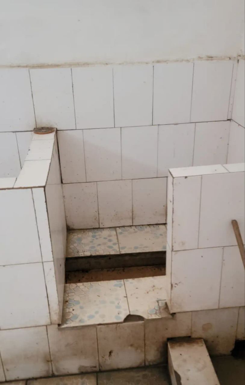 一不小心进了一个厕所,就是这种老式的蹲坑,突然不知道该面向哪边了.