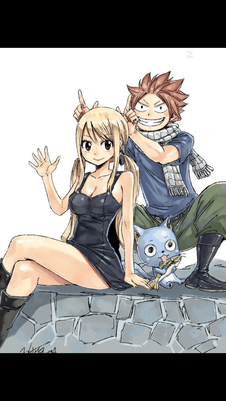 gif创作人# 纳兹和露西,真甜