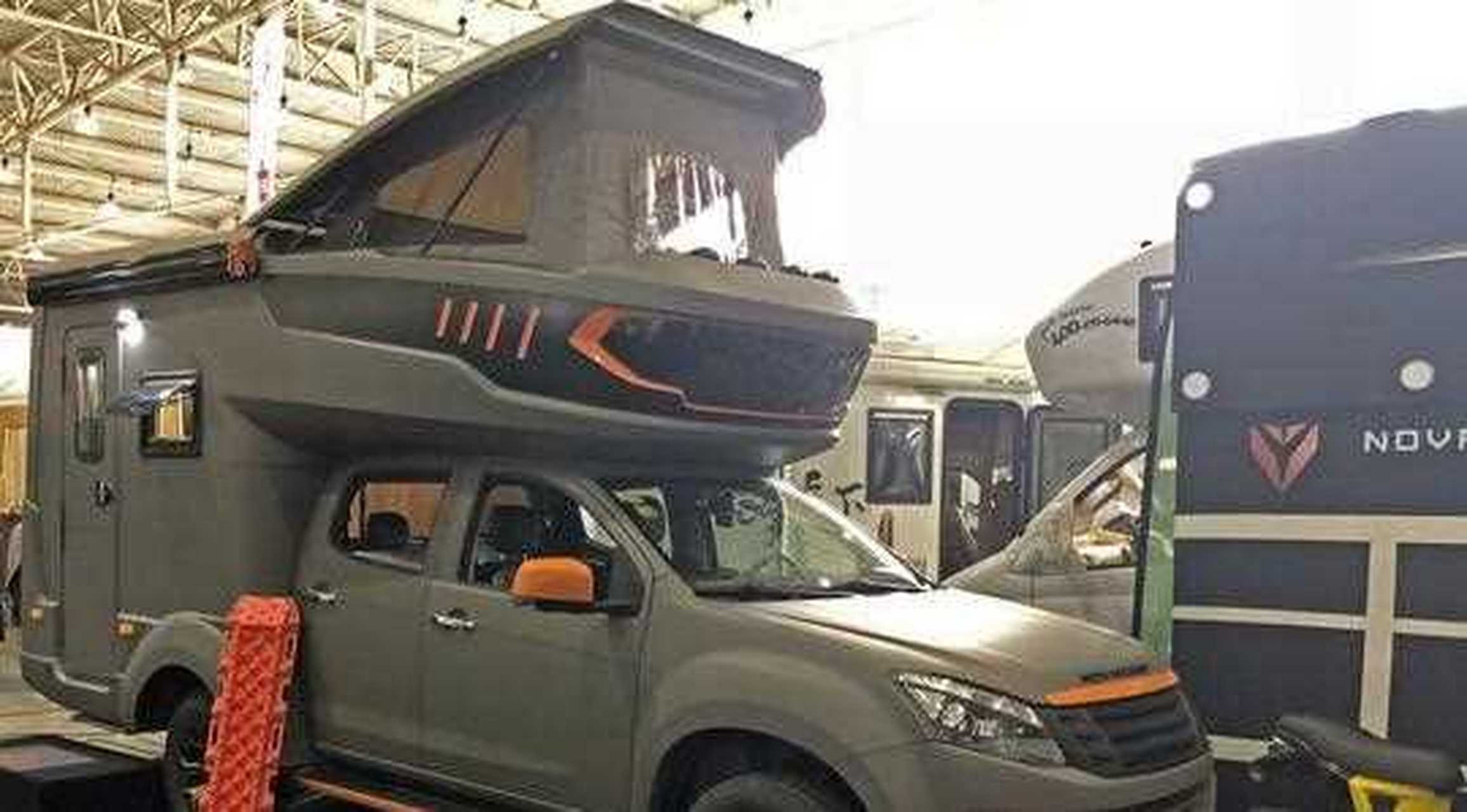 寻星nx585采用五十铃d-max底盘,车身尺寸分别为5850**3126mm.