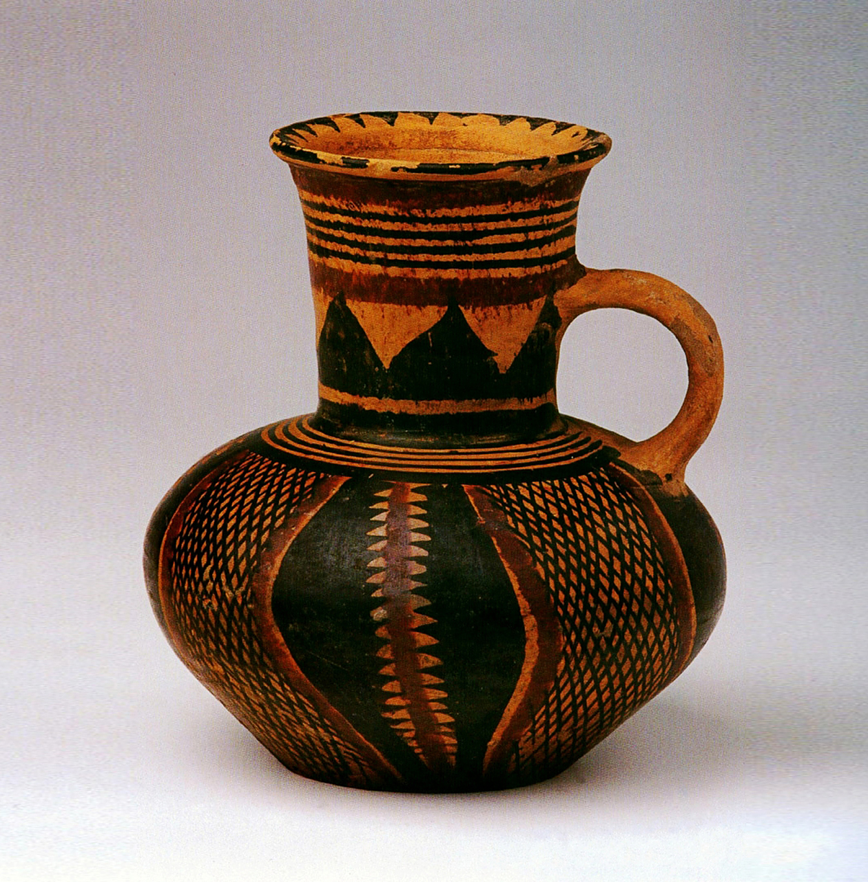 文物# 【马家窑文化半山类型彩陶】昨天分享了一组新石器时代陶器