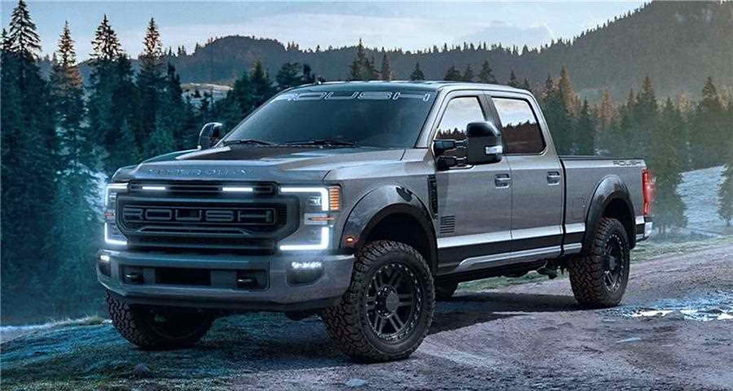 【配备定制排气系统,roush发布福特f系super duty皮卡改装方案】继