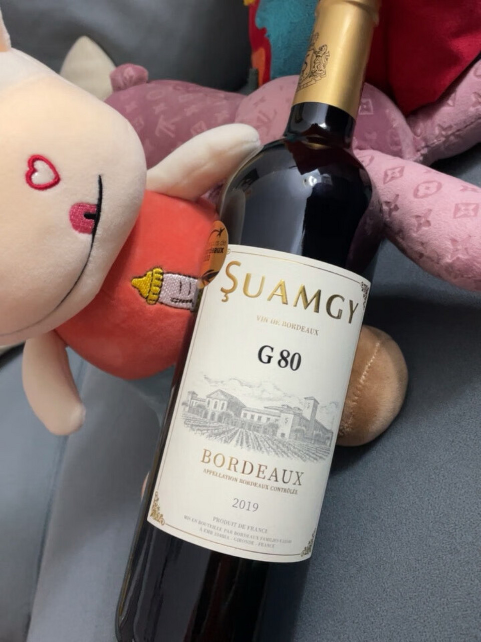 干红圣芝 g80波尔多 aoc 赤霞珠干红葡萄酒,折后到手 409💰750ml *6