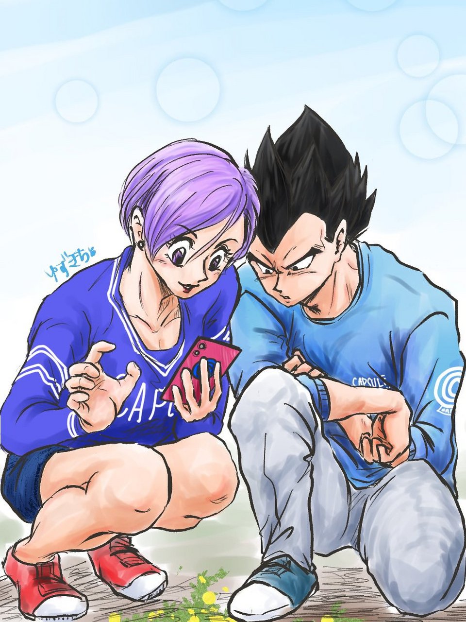 布尔玛和贝吉塔#龙珠