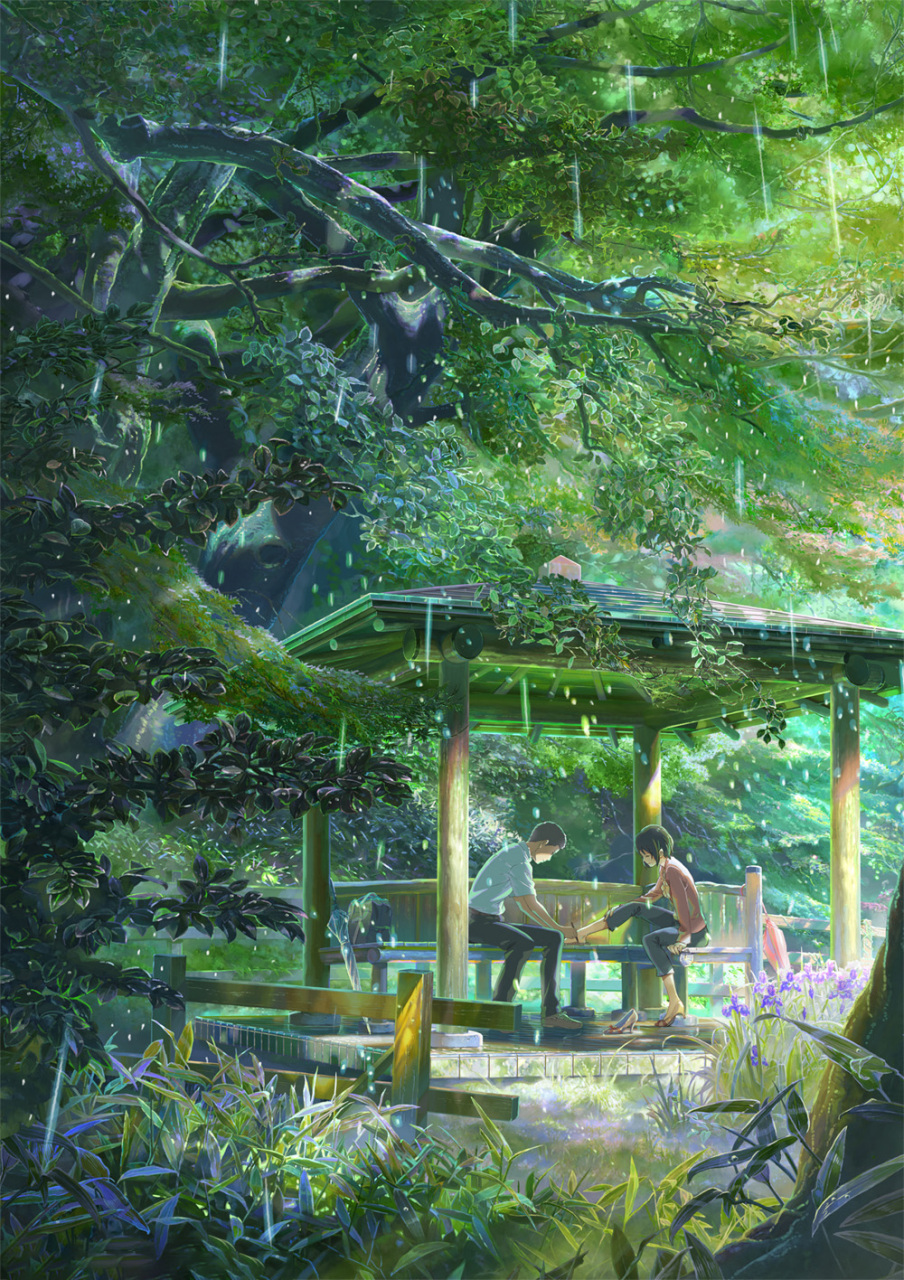 炎炎夏日,来看看新海诚的《言叶之庭》吧,感情细腻画面唯美,适合大