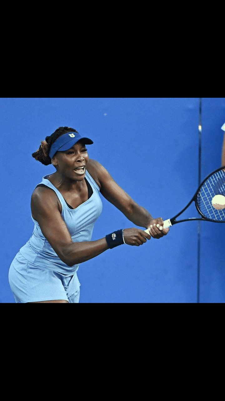 gif创作人# wta250华盛顿赛首轮,42岁的大威廉姆斯决胜盘4-1后连丢五