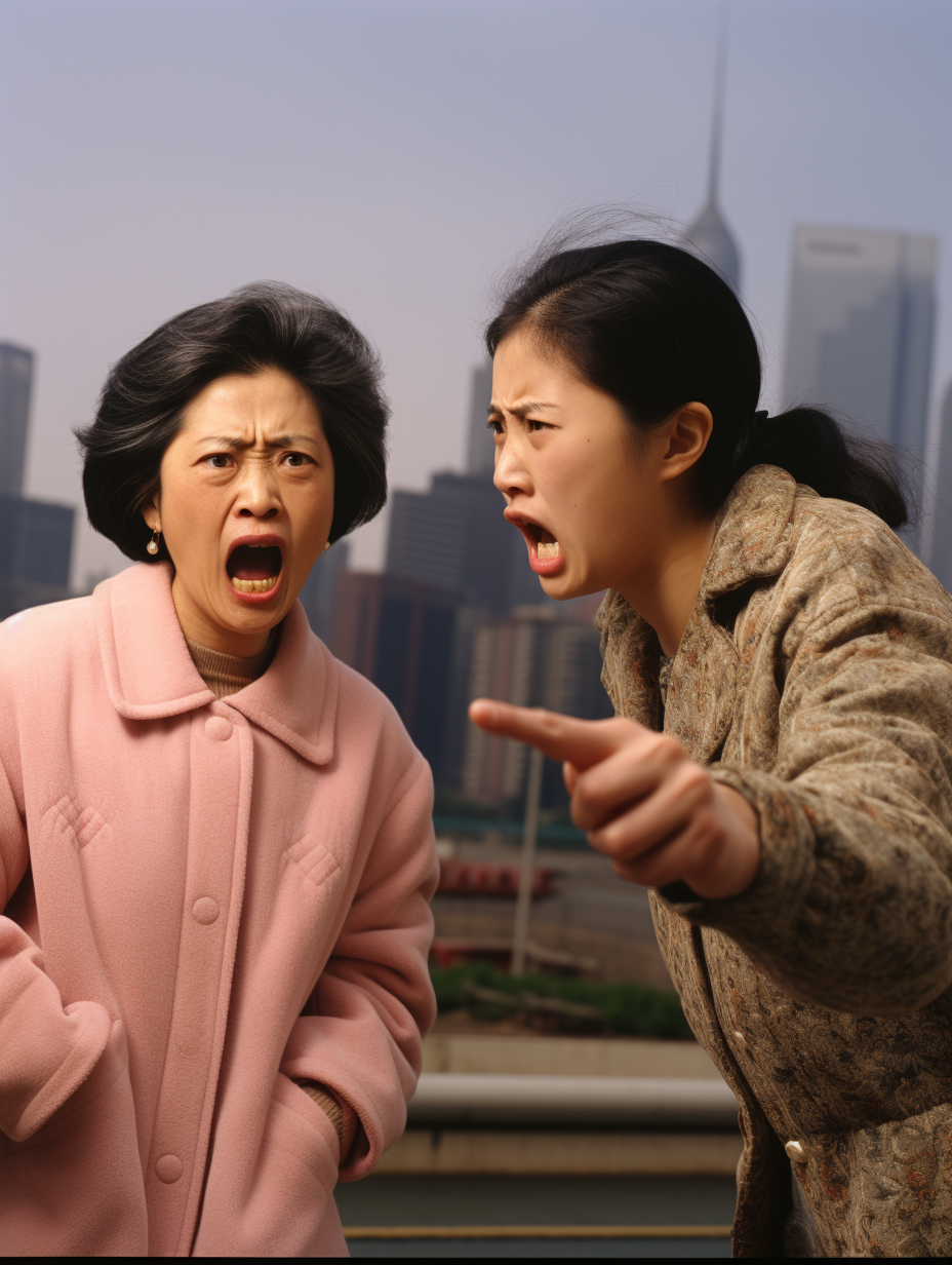 婆媳大战:方言与英语的较量