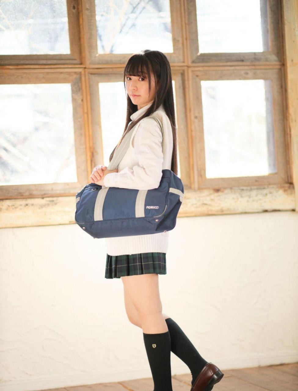 日系摄影美图,清纯可爱的少女尾野寺美沙.