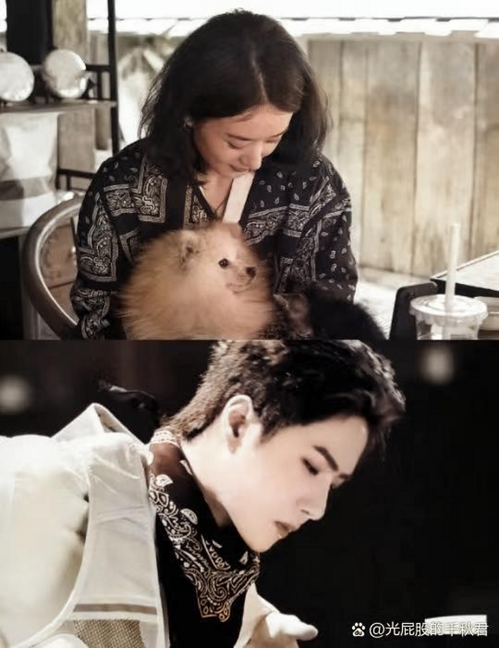 赵丽颖的新照片被指与王一博穿情侣装!