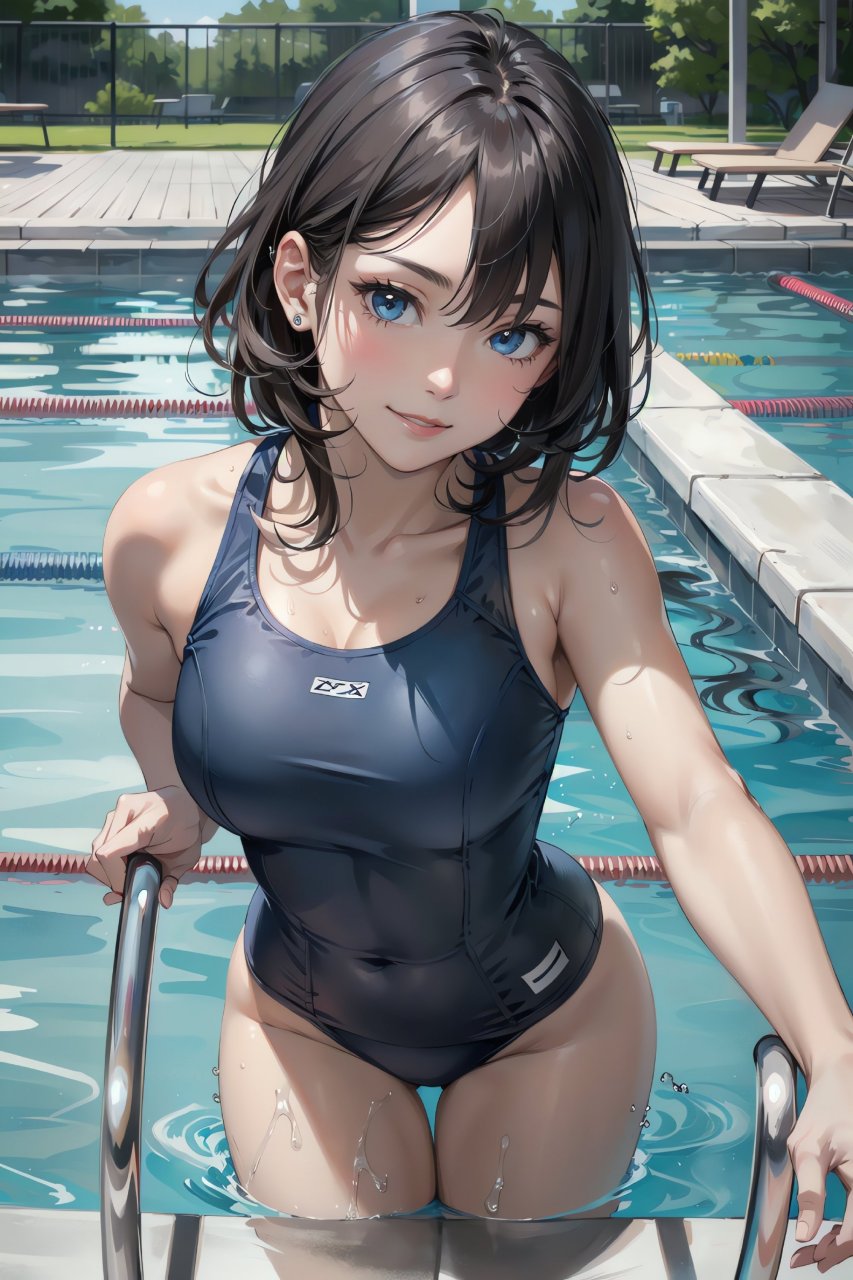 ai绘画# 可爱泳装死库水美女[期待]