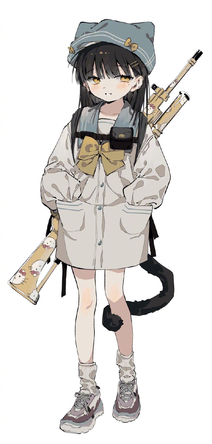 可爱的少女线稿 动漫插画参考 .@美术欣赏集的动态