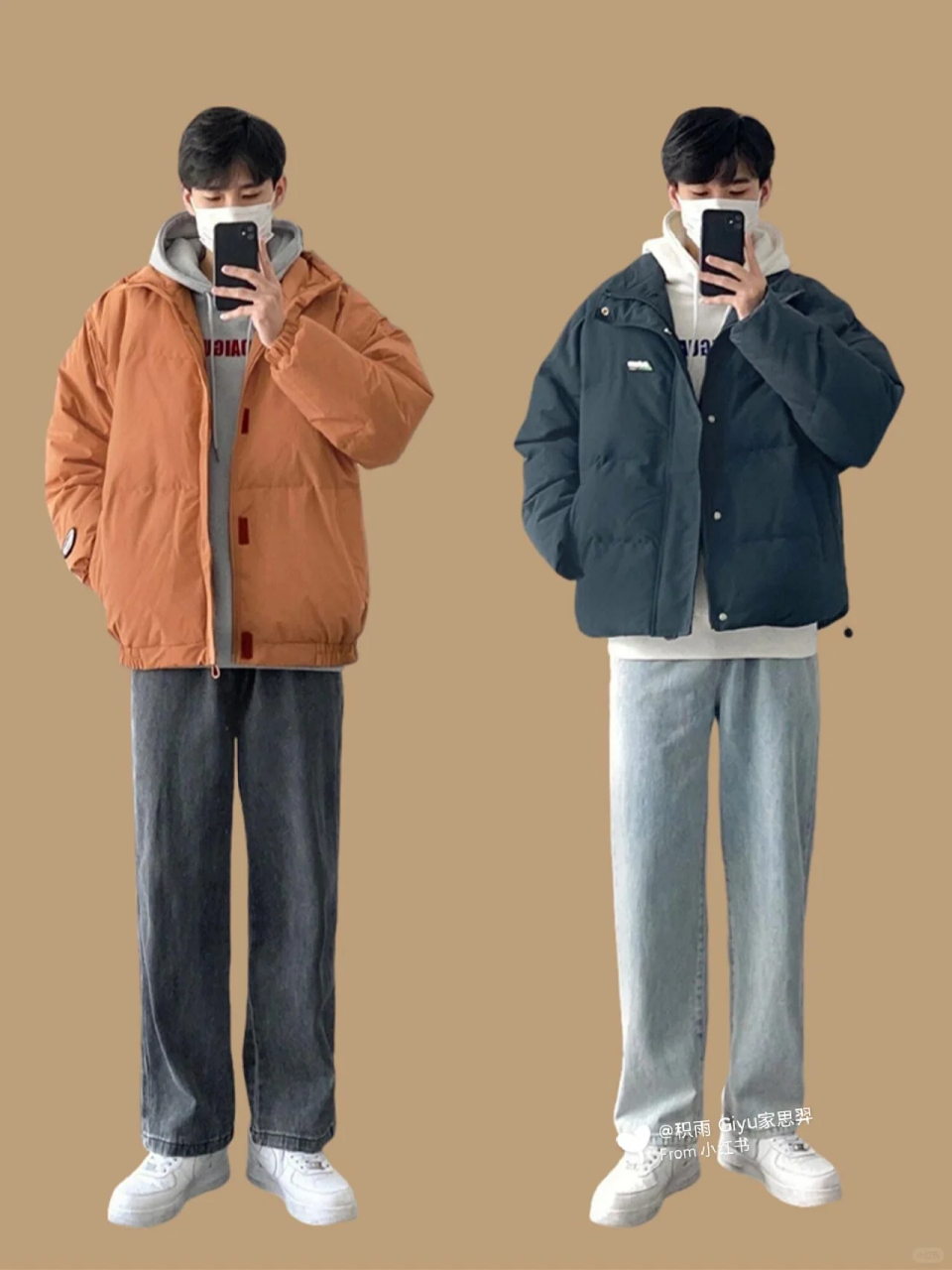 165-185冬季棉服推荐男|氛围感大学生穿搭 做好秋冬搭配,你的秋冬就能
