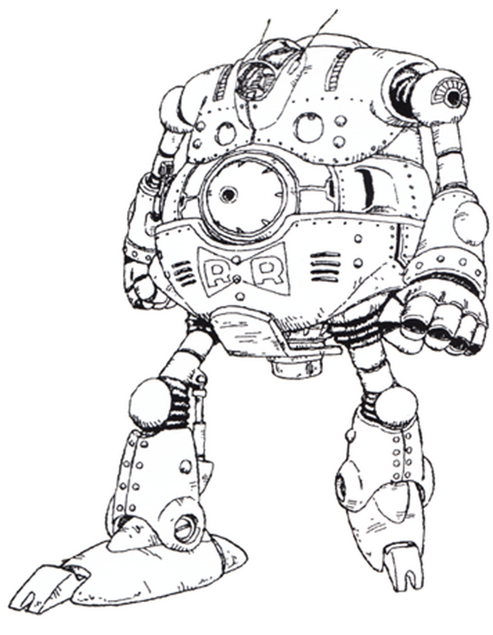 鸟山明设计的机器人#龙珠