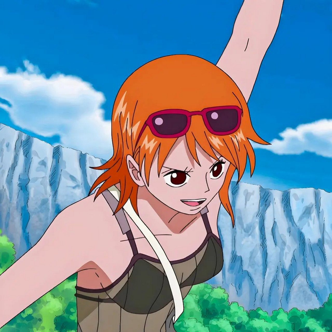 娜美戴眼镜 #海贼王##漫画