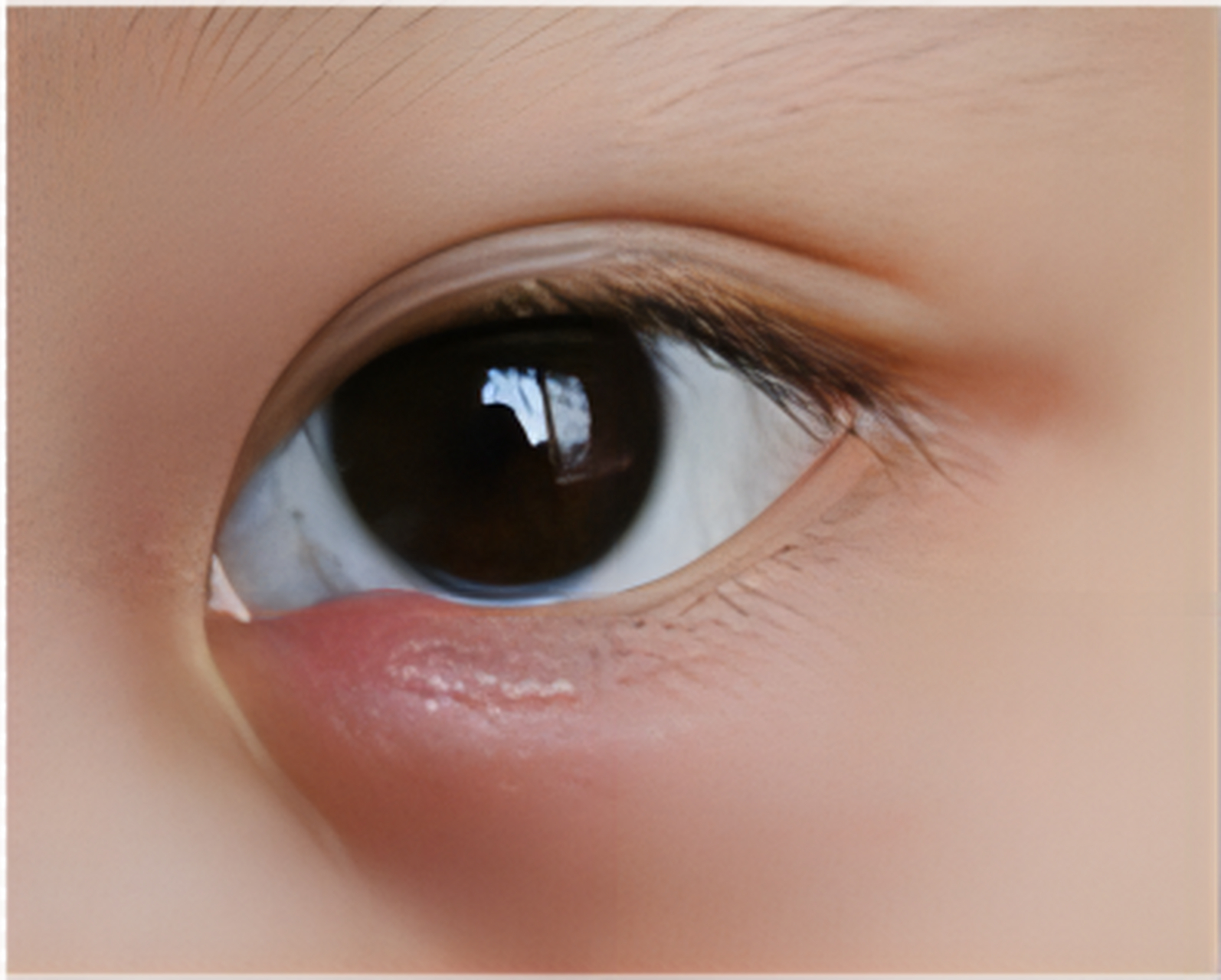 俗称"针眼",是一种常见的眼睑腺体及睫毛毛囊的急性化脓性炎症,一般