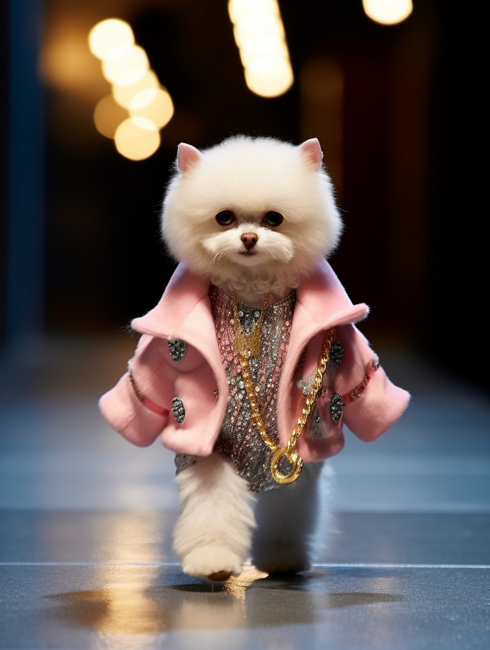 那些走在时尚潮流前沿的修狗狗们已经准备就绪,它们迈着自信的步伐