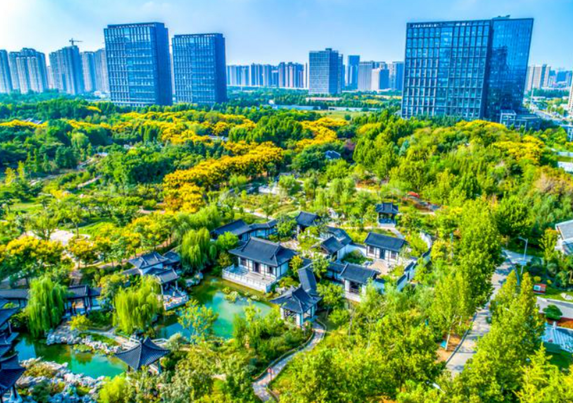 在这个充满生机的初秋时节,郑州市二七区南四环与大学南路东北角吹哪