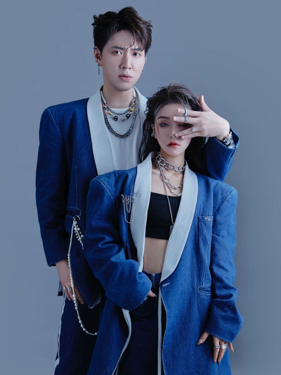 情侣写真超拽的克莱因蓝西装酷飒感  我想拍&了解扣1 邂逅神秘的克莱