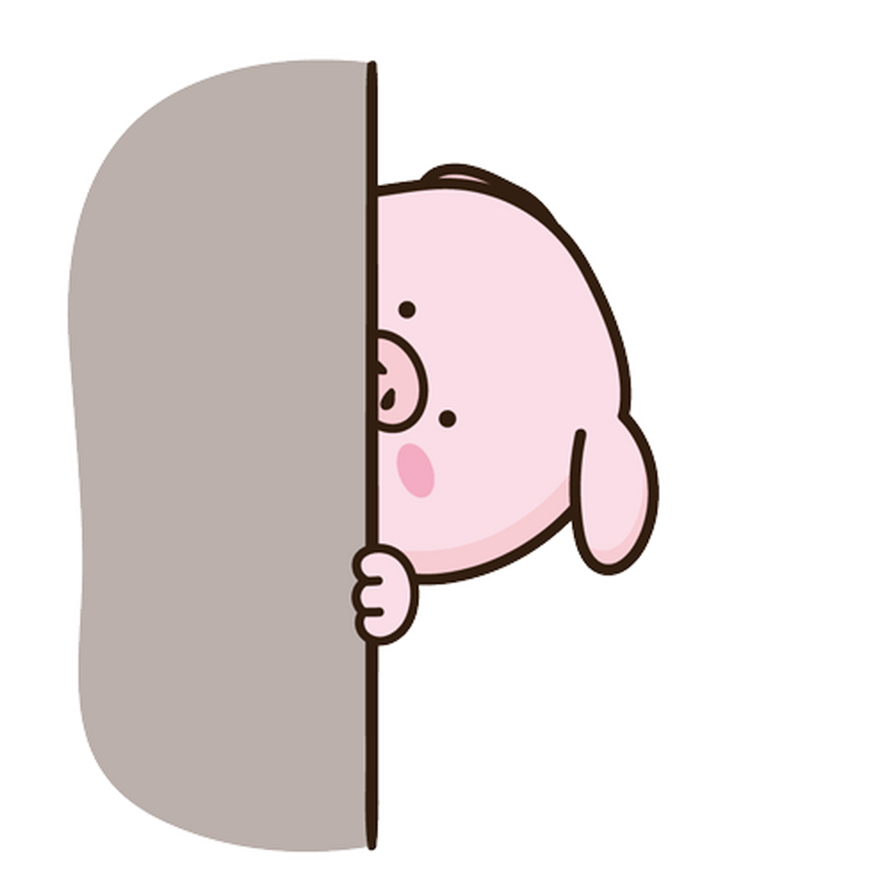 line表情包丨粉色小猪表情包