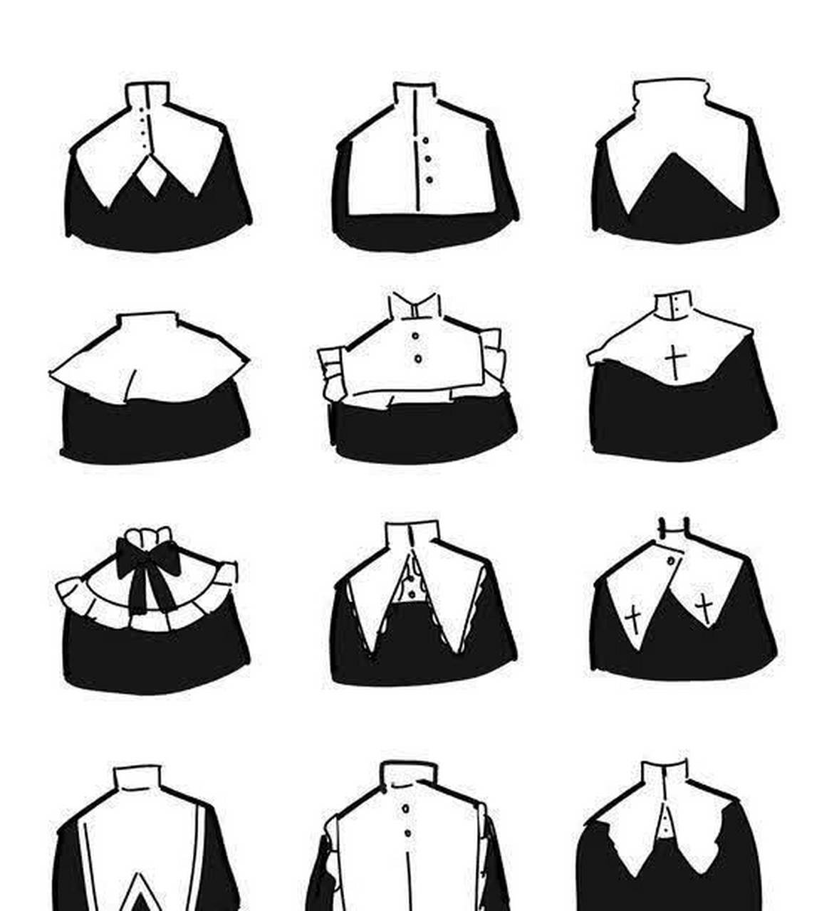 攻略指数材料#服装领子参考,直播码!  ?[比心]