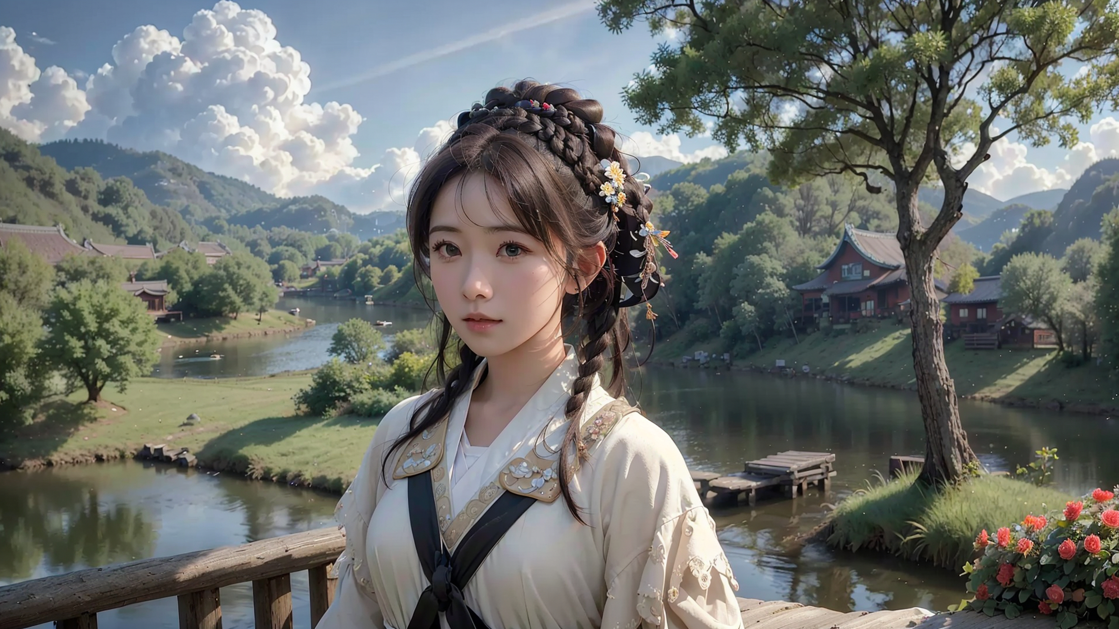 ai美女-漂亮的古风小姐姐(2)#古风# #美女