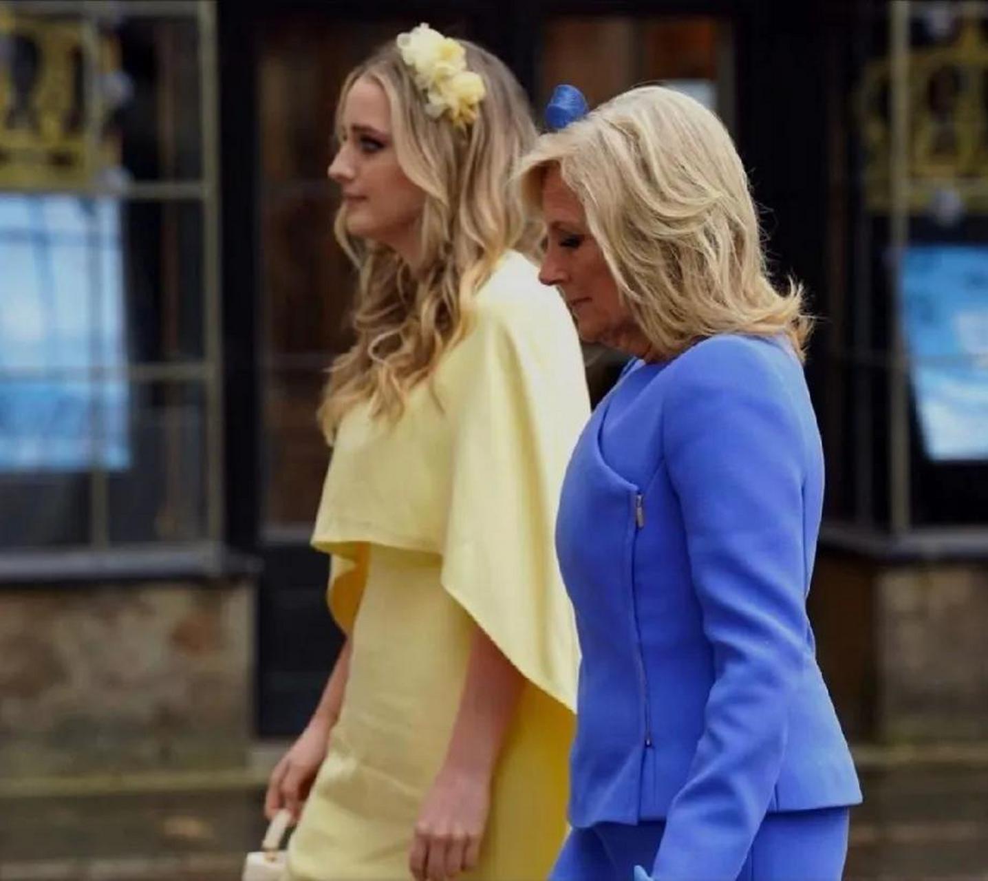 是走秀,但也走心——美国第一夫人吉尔·拜登和她的孙女芬尼根·拜登