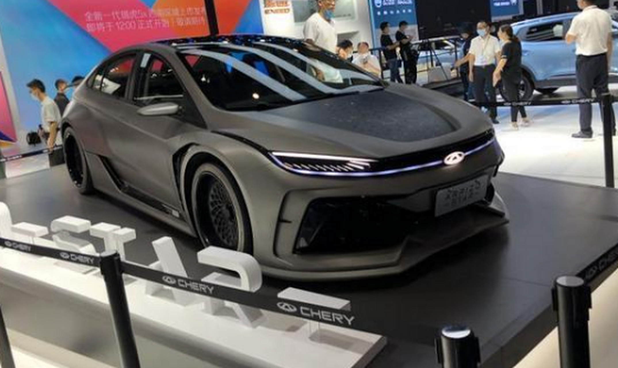 【成都车展—实拍艾瑞泽star】 这款车基于m1x平台的艾瑞泽gx打造