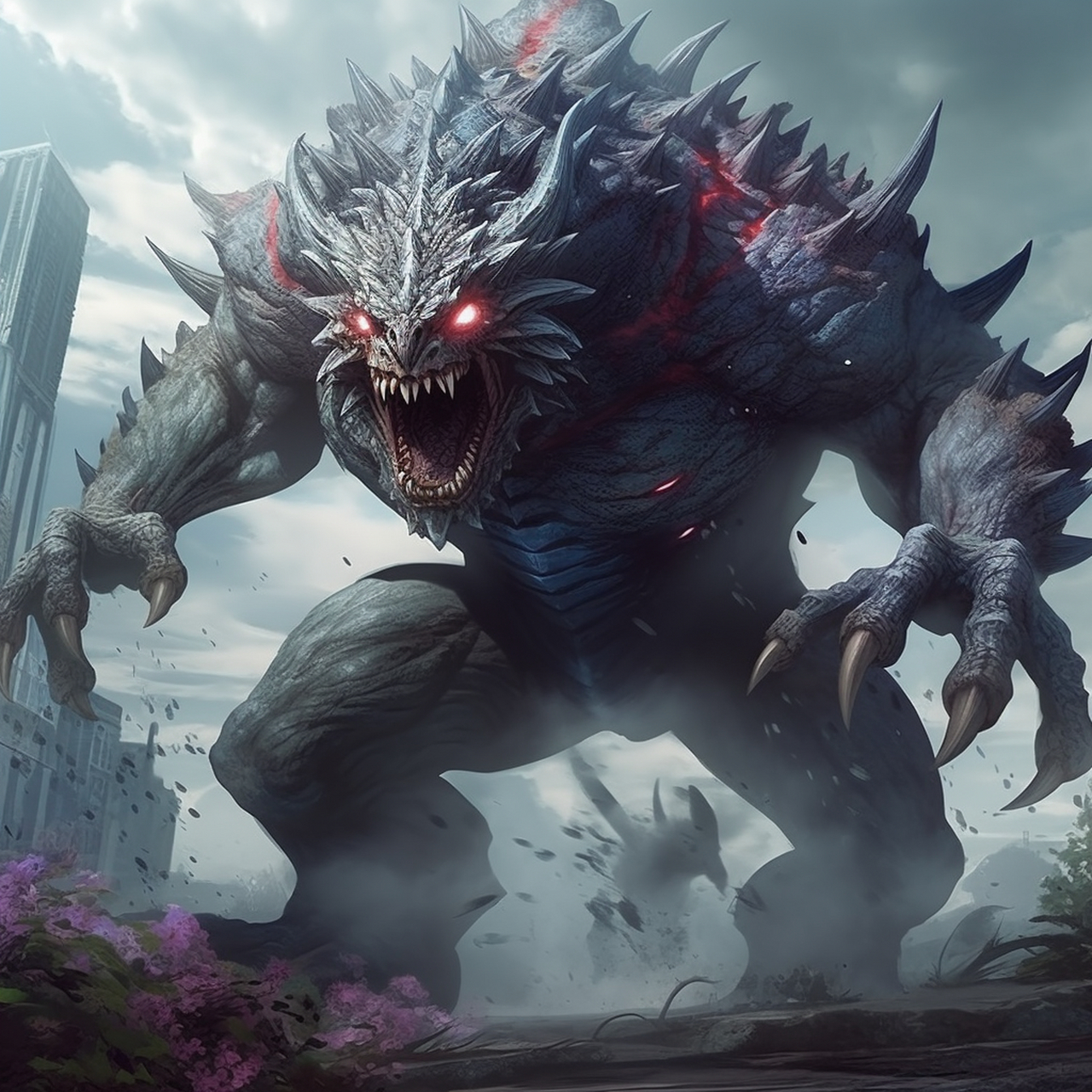 泰坦巨兽,烈火熔岩!#ai艺术季# #狂暴巨兽