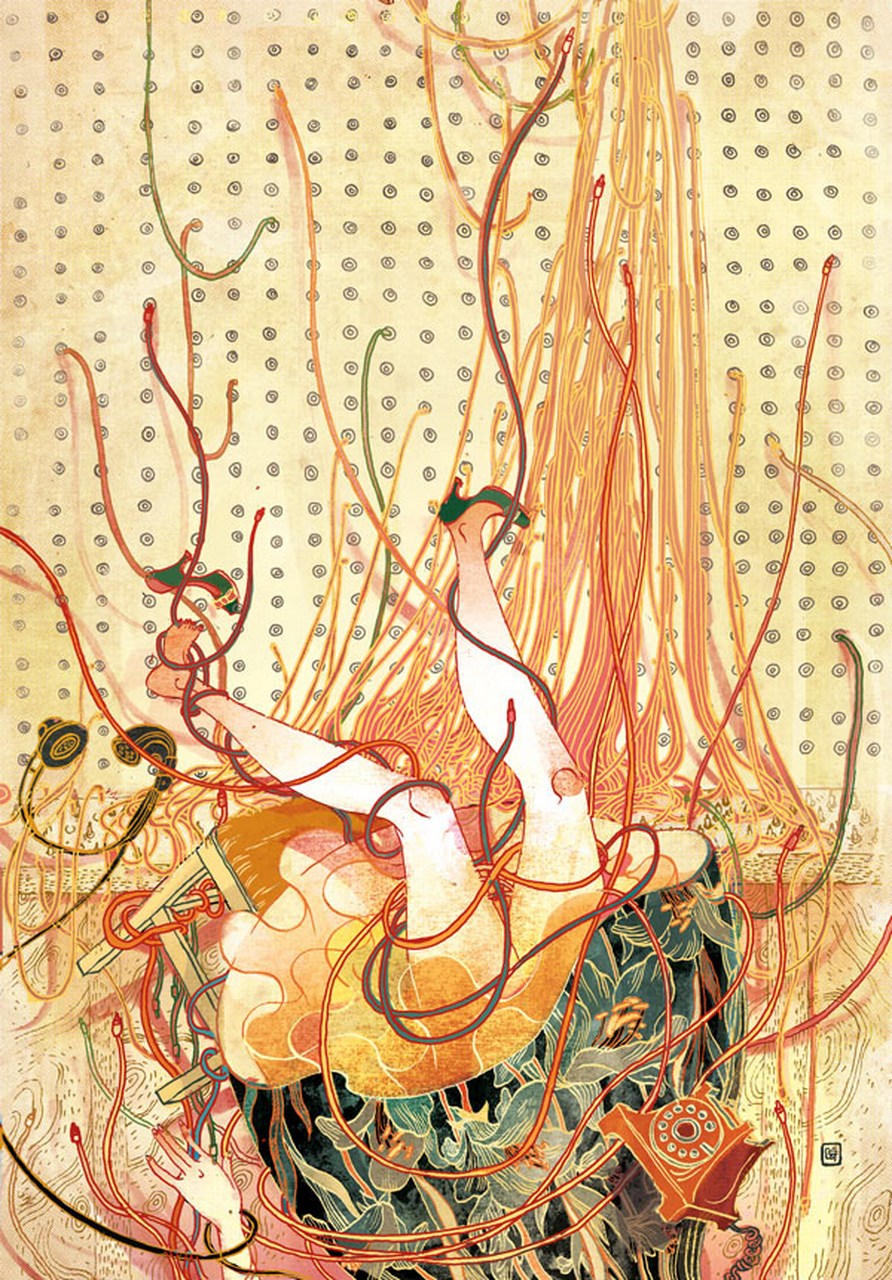 插画师:倪传婧 #美术作品# #插画分享