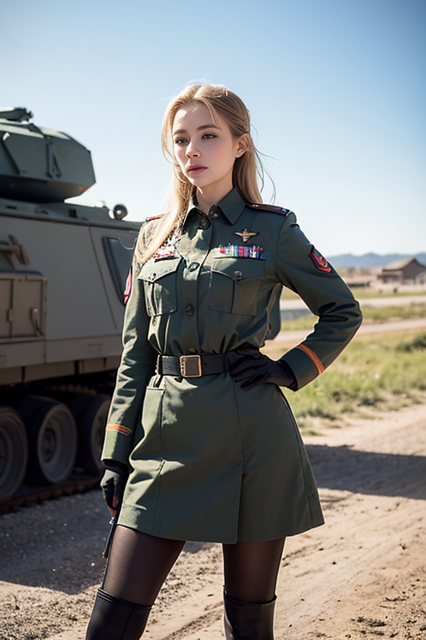 关于那些漂亮又有气质的战争女兵,我必须指出,她们是勇敢,无私和忠诚