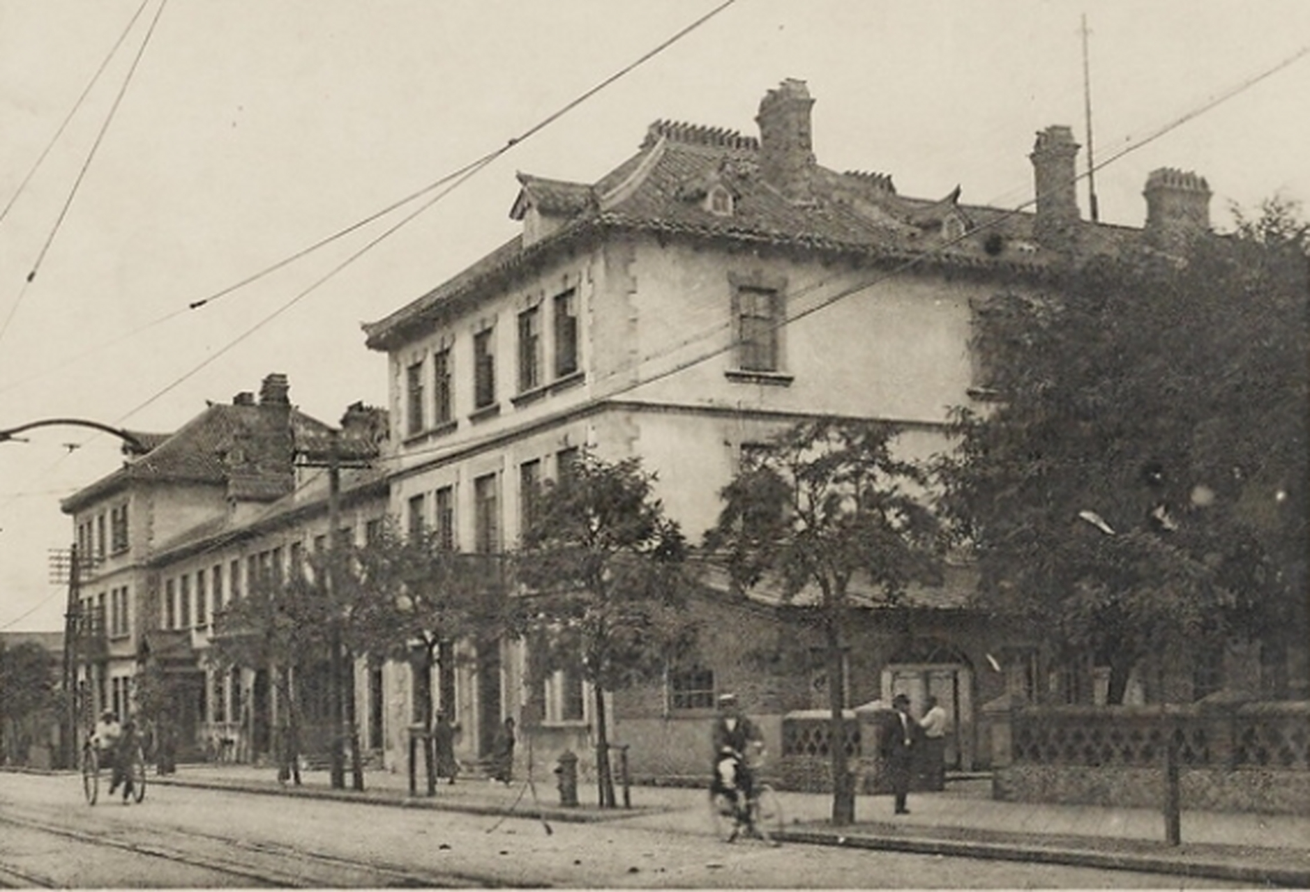 历史老照片#  1921年大连老照片,百年前大连城市街景(三).