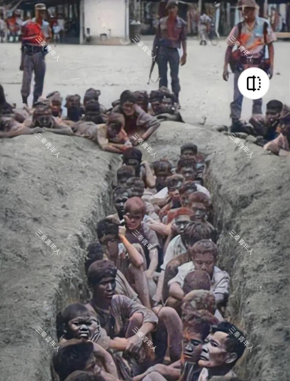 同时,在印尼的其他地方,很多平民在血腥事件中逃生,场景恐怖感人.