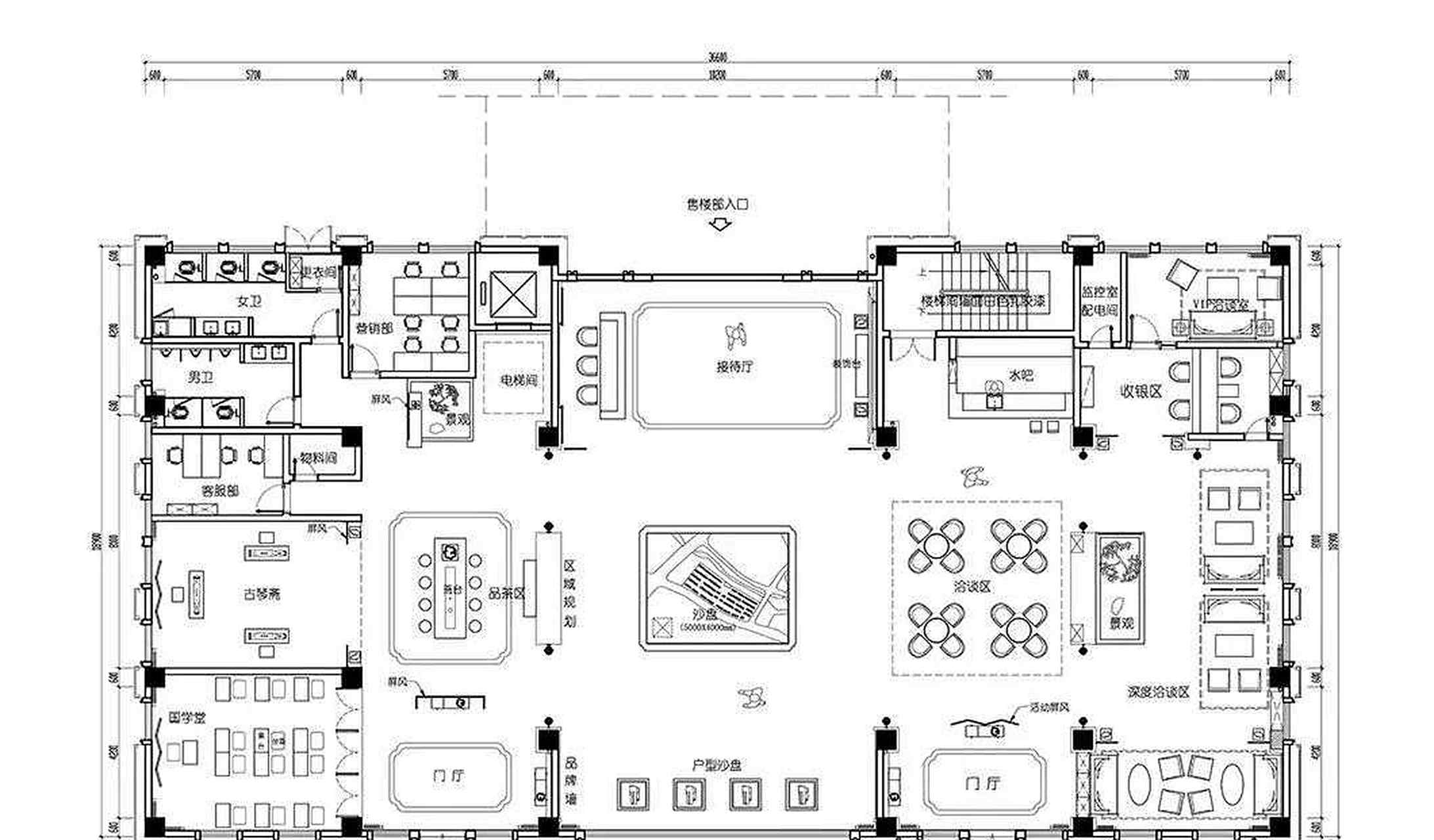 新中式壹号院售楼部设计方案