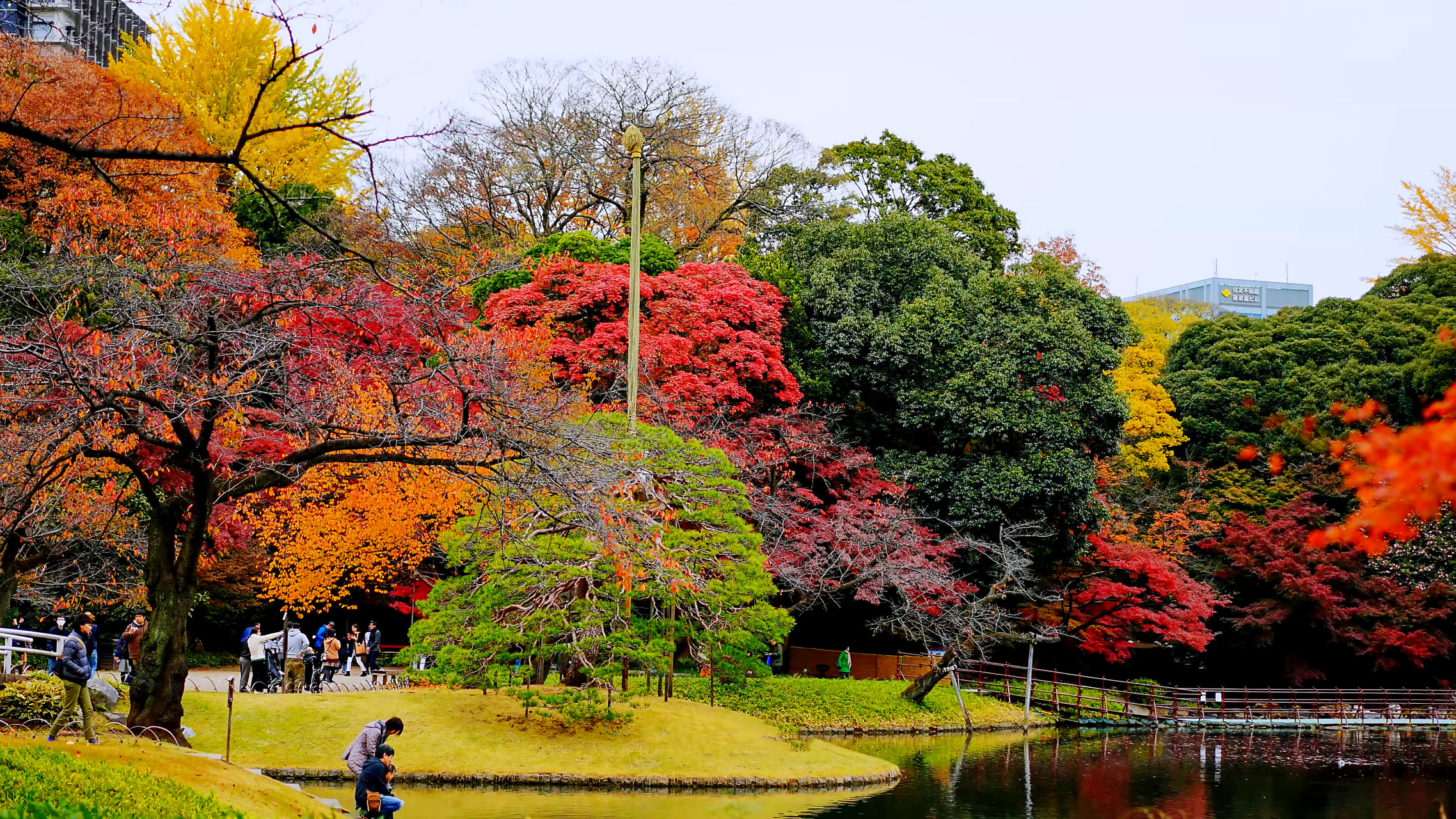 小石川后乐园绝美风光 小石川后乐园建于1629年,是由水户德川家初代和