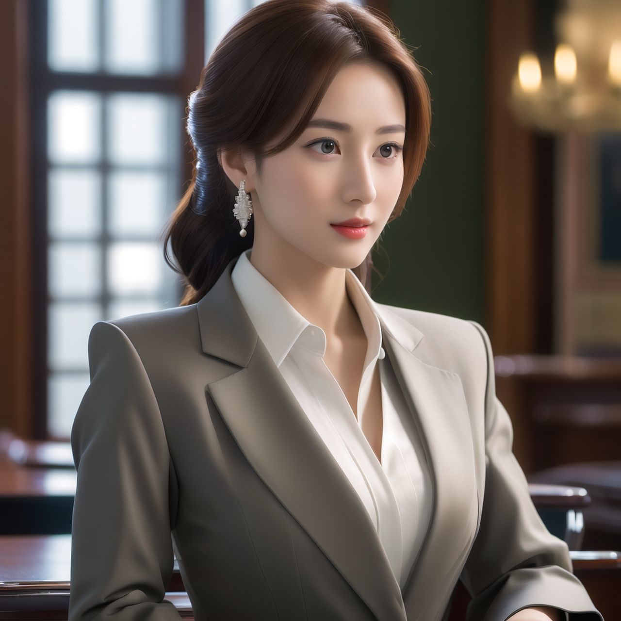 ai绘画# #ai二次元# 霸道女总裁