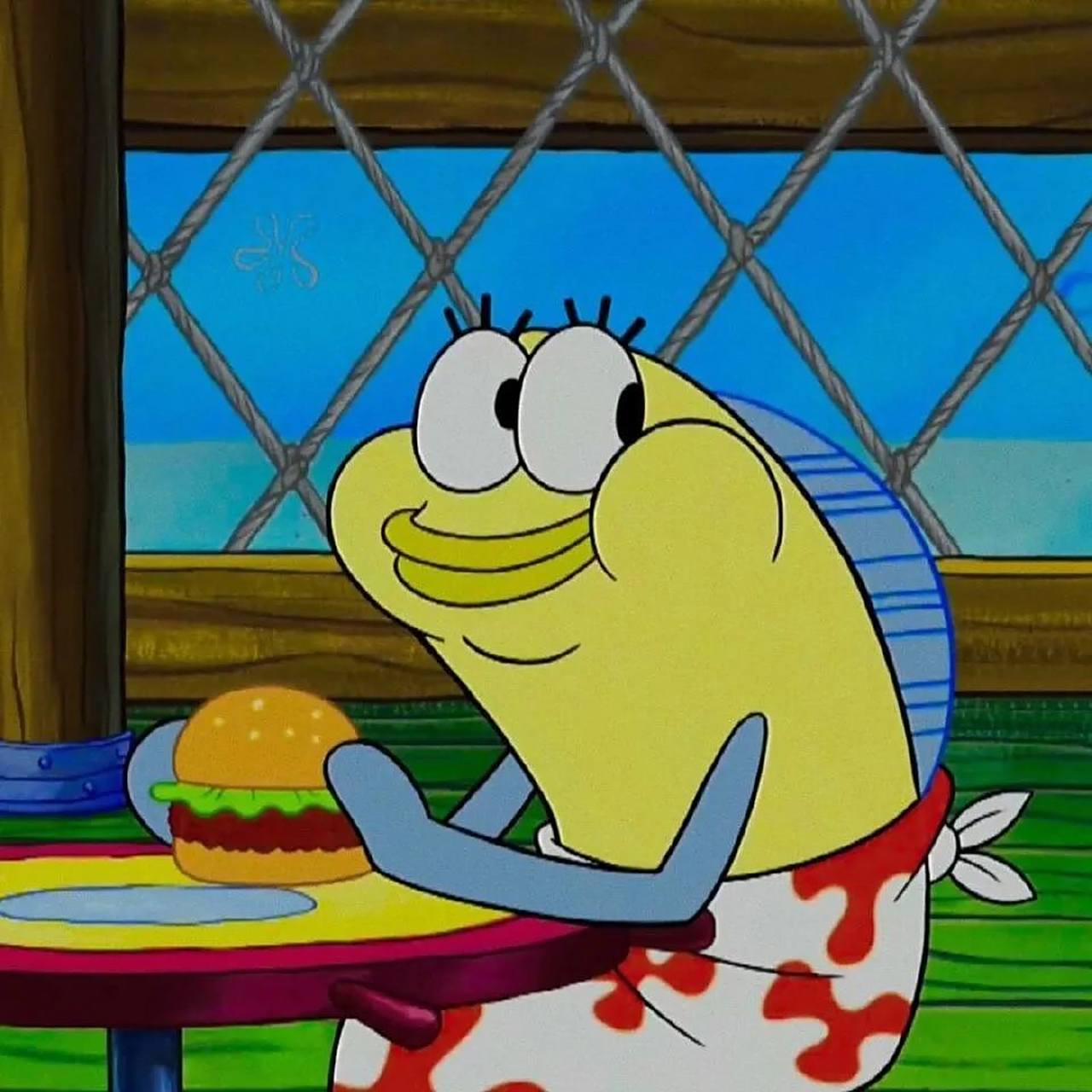 比奇堡路人鱼表情包