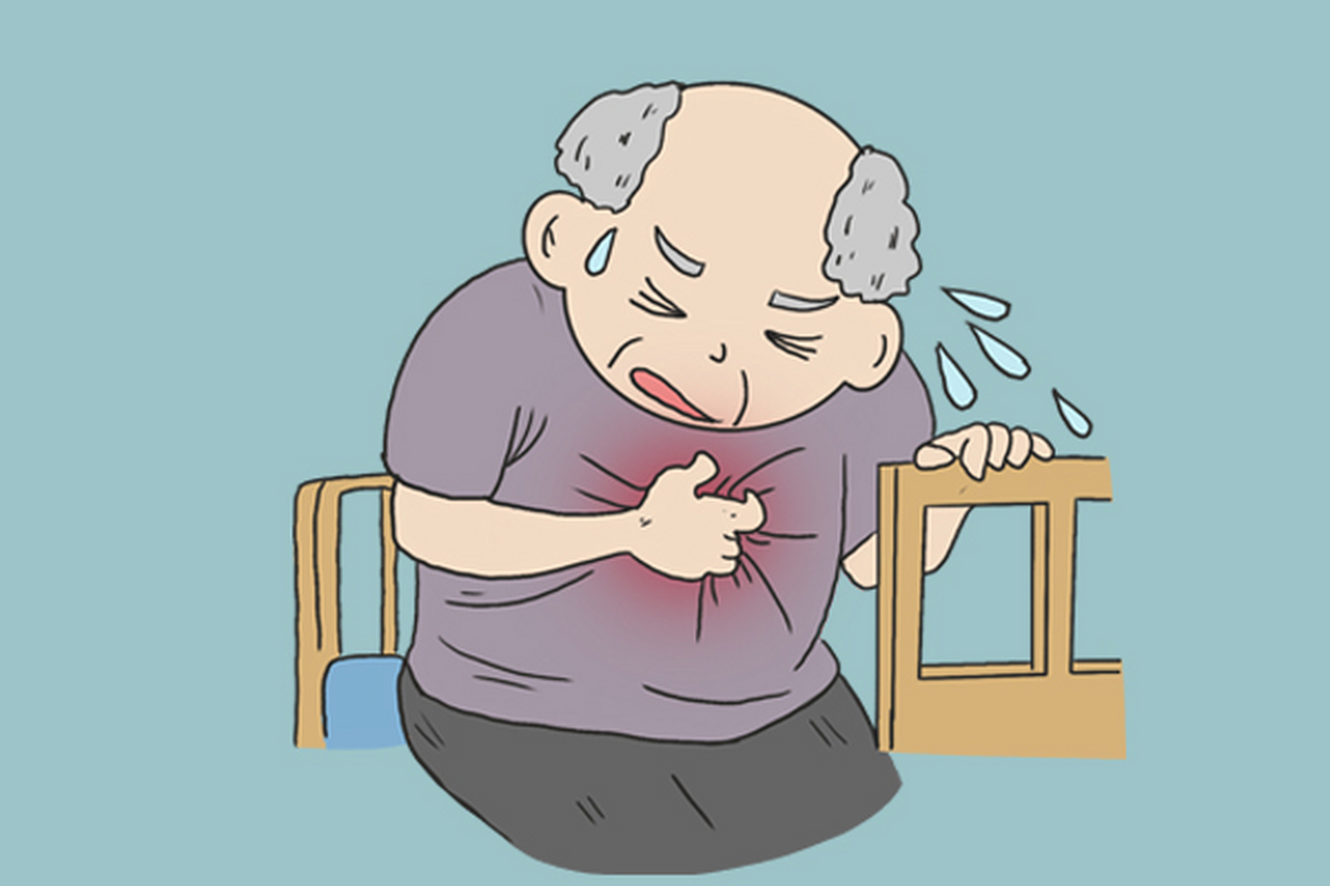 【心梗发生时的5个早期表现】 1,既往没有心绞痛的患者,突然出现剧烈