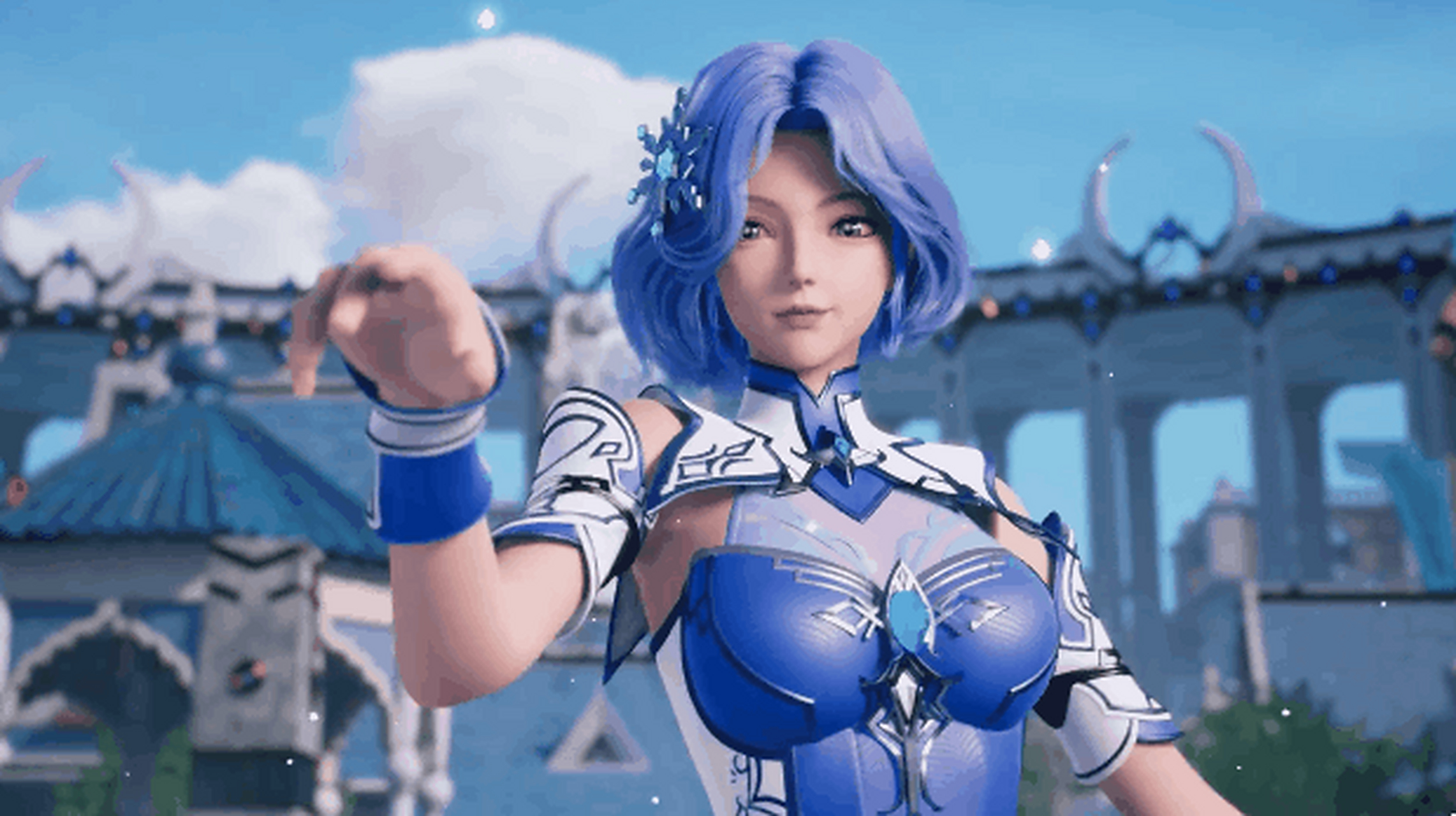 神印王座# 刁蛮魔法姬(林佳璐)与龙皓晨对战,虽然输了,但这放魔法