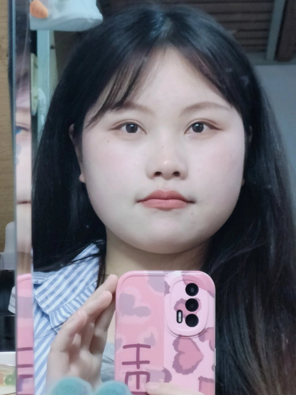 大饼脸有效化妆vs无效化妆