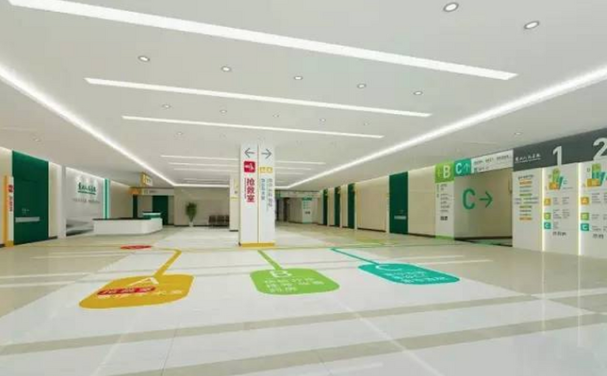 医院标识标牌设计方案案例-医院导视系统设计制作安装案例-江苏省苏北